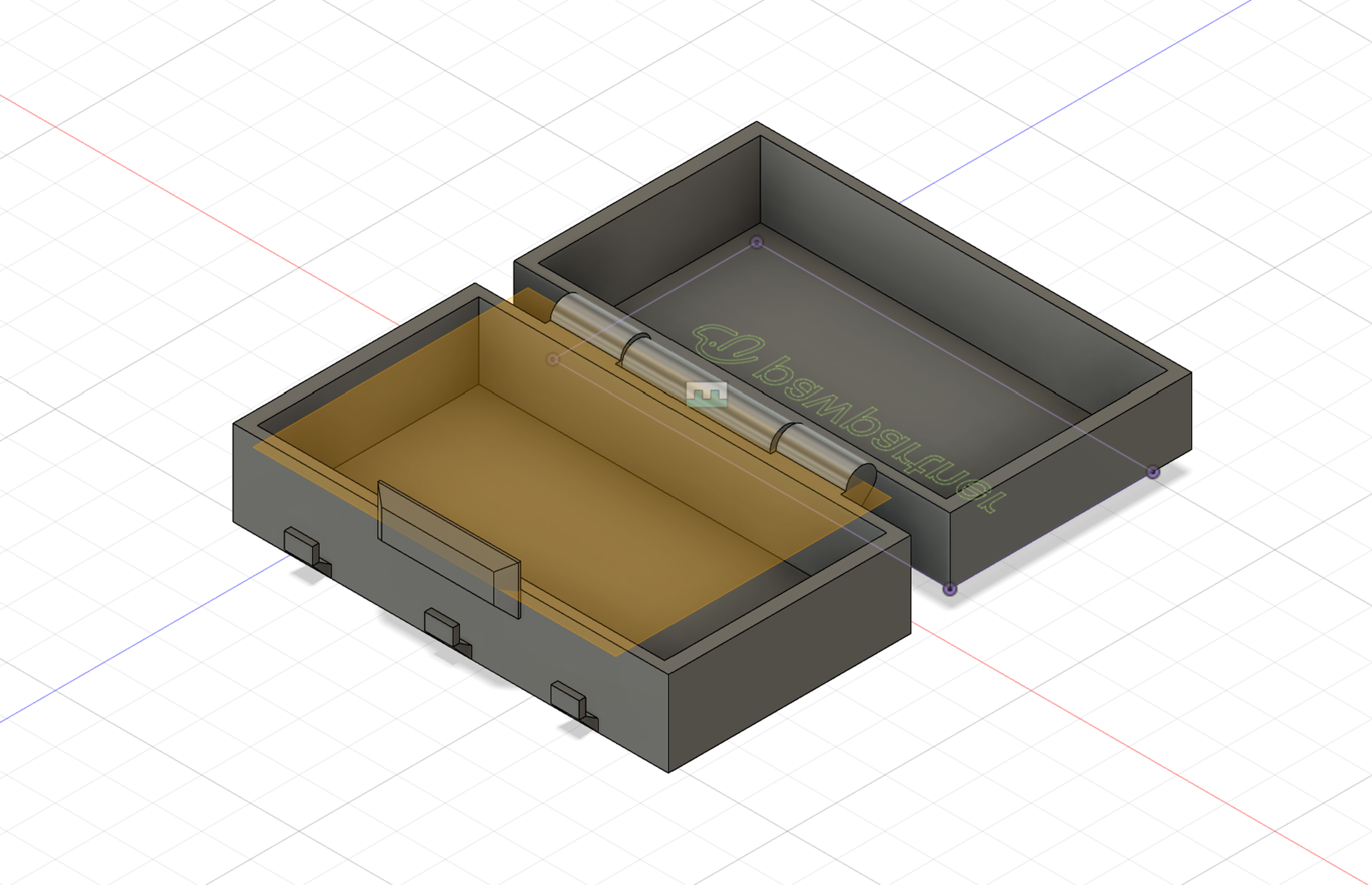 3D modell designet i Fusion
